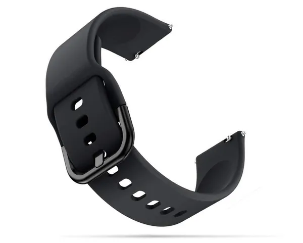 22Mm_Black_Watch_Strap_Compatible_For_Phoenix_Ultra/Phoenix/Pulse_2/Xtend_Pro/Xtend_Call_And_All_22Mm_Wristwatch_And_Smartwatches