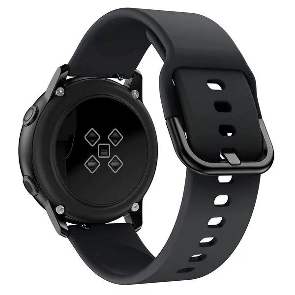 22Mm_Black_Watch_Strap_Compatible_For_Phoenix_Ultra/Phoenix/Pulse_2/Xtend_Pro/Xtend_Call_And_All_22Mm_Wristwatch_And_Smartwatches