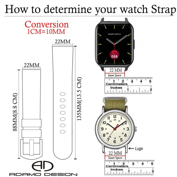 Black_With_Silver_Buckle_22Mm_Watch_Strap_Compatible_For_Phoenix_Ultra/Phoenix/Pulse_2/Xtend_Pro/Xtend_Call_And_All_22Mm_Wristwatch_And_Smartwatches