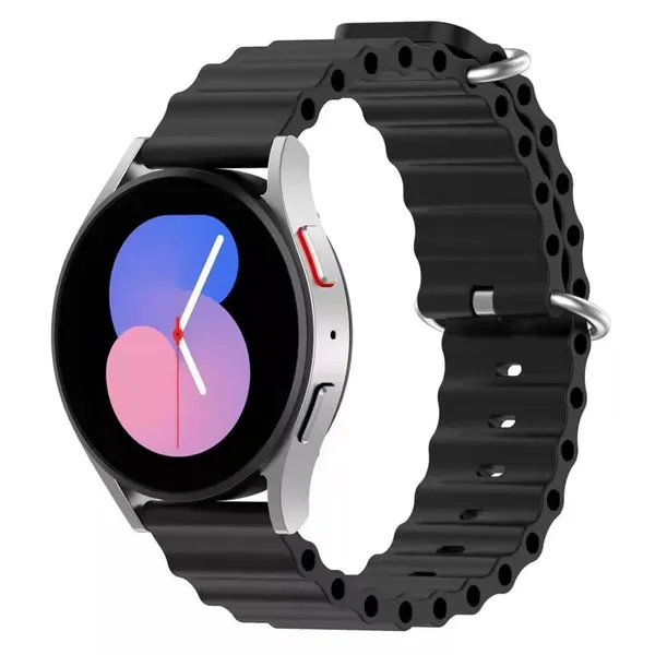 22Mm_Black_Watch_Strap_Compatible_For_Phoenix_Ultra/Phoenix/Pulse_2/Xtend_Pro/Xtend_Call_And_All_22Mm_Wristwatch_And_Smartwatches