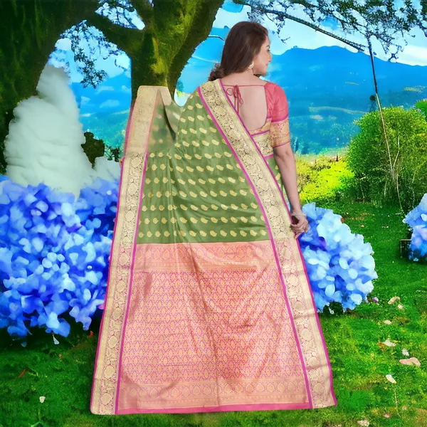 Kanjeevaram_Style_Saree_for_Women,_Fancy_All_Seasonal_Wear