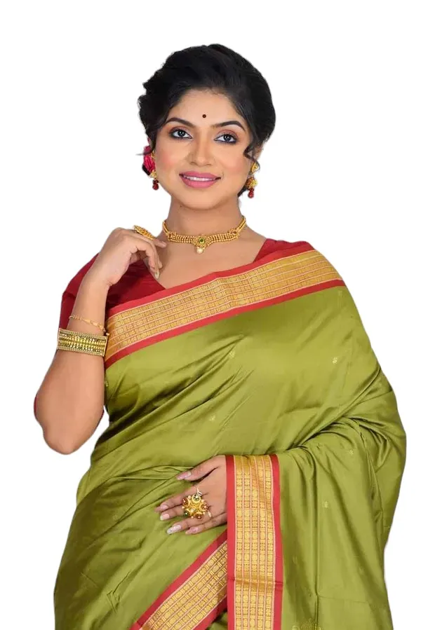 Light_Green_Art_Silk_Blend_Self_Design_Sambalpuri_Saree_For_Women