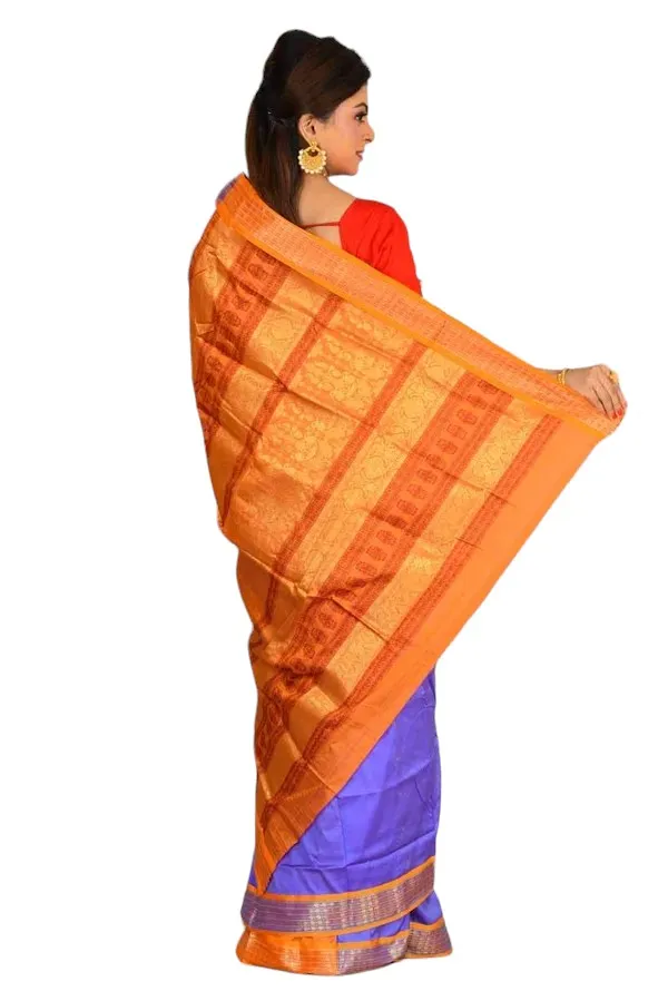 Light_Blue_Art_Silk_Blend_Self_Design_Sambalpuri_Saree_For_Women