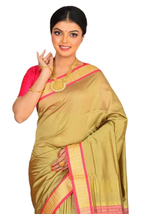 Light_Green_Art_Silk_Blend_Self_Design_Sambalpuri_Saree_For_Women