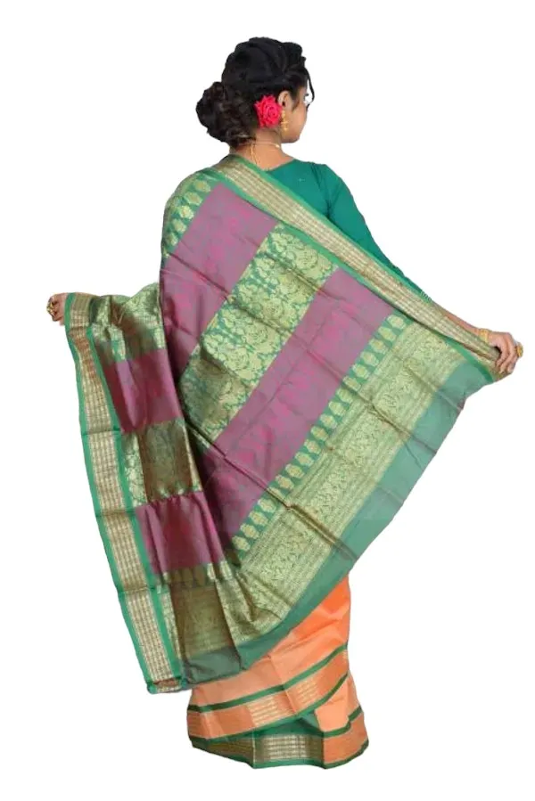Pink_Art_Silk_Blend_Self_Design_Sambalpuri_Saree_For_Women