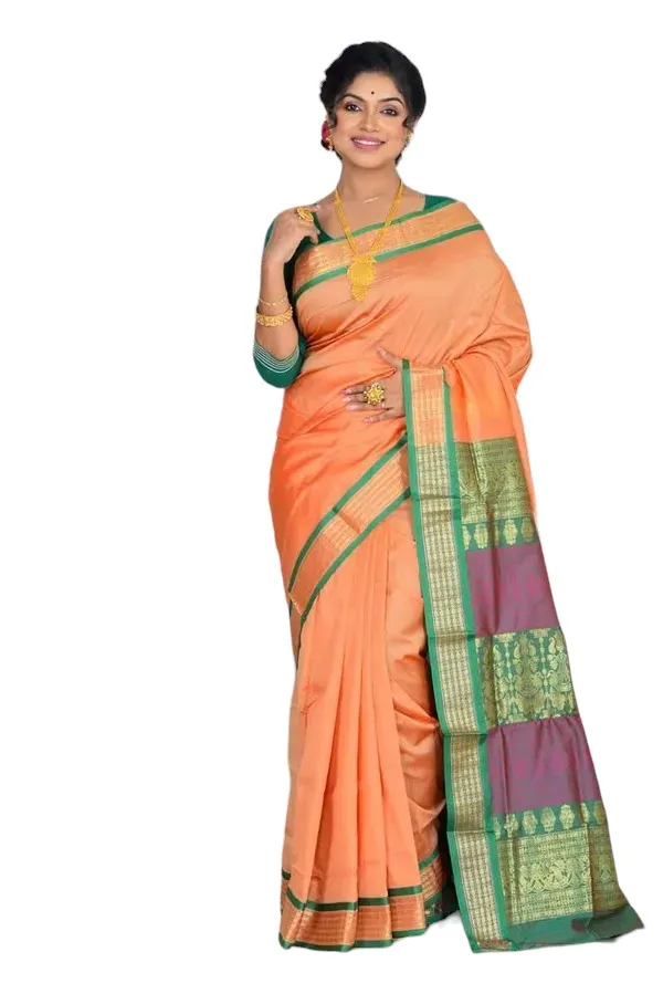 Pink_Art_Silk_Blend_Self_Design_Sambalpuri_Saree_For_Women