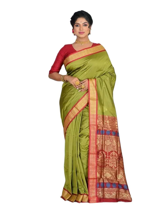 Pink_Art_Silk_Blend_Self_Design_Sambalpuri_Saree_For_Women