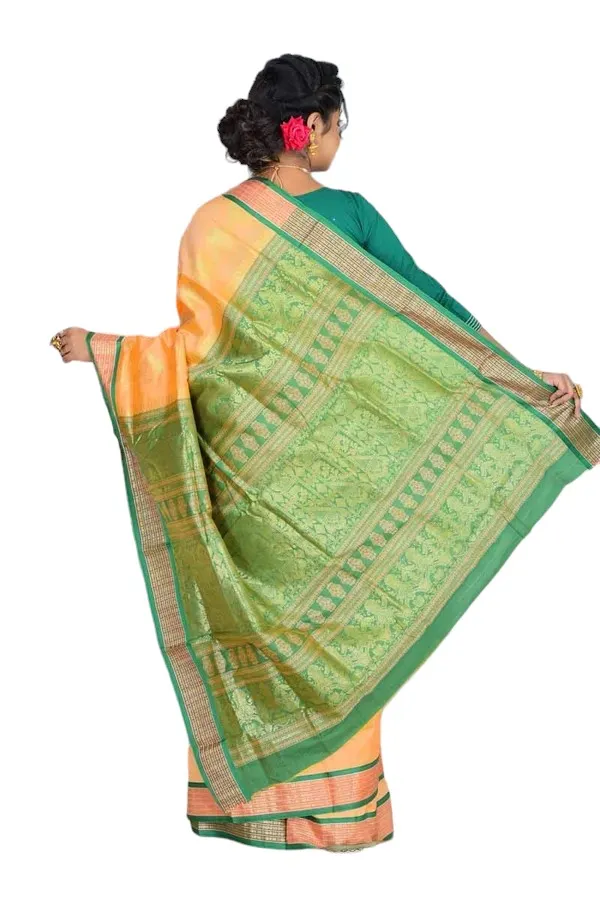 Pink_Art_Silk_Blend_Self_Design_Sambalpuri_Saree_For_Women