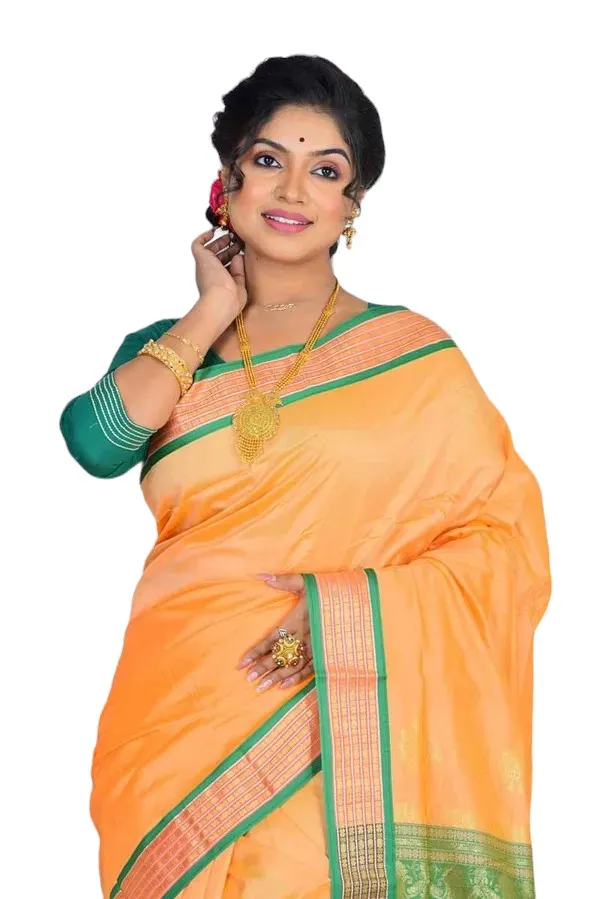 Pink_Art_Silk_Blend_Self_Design_Sambalpuri_Saree_For_Women