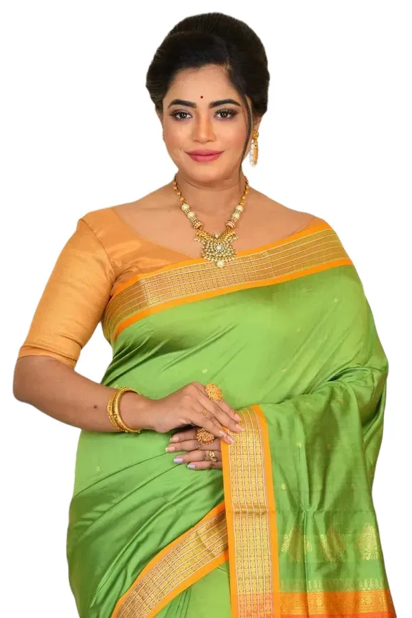 Light_Green_Art_Silk_Blend_Self_Design_Sambalpuri_Saree_For_Women