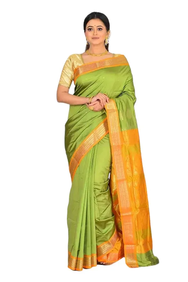 Light_Green_Art_Silk_Blend_Self_Design_Sambalpuri_Saree_For_Women