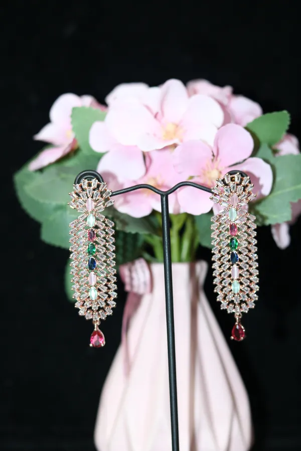 ROSE_GOLD_AD_EARING_WITH_MULTI_COLOUR_STONES