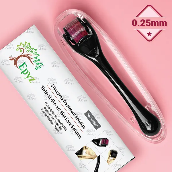 Pink_Derma_Roller_Cosmetic_Micro_Needling_Instrument_with_540_Needles_for_Acne,_Skin,_Hair_Loss,_With_Storage_Case