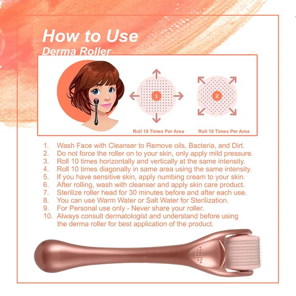 Rose_Gold_Derma_Roller_Cosmetic_Micro_Needling_Instrument_with_540_Needles_for_Acne,_Skin,_Hair_Loss,_With_Storage_Case