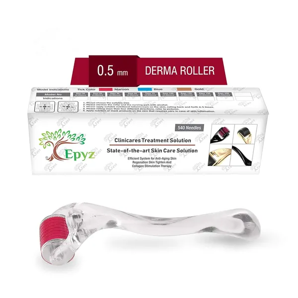 Pink_Derma_Roller_Cosmetic_Micro_Needling_Instrument_with_540_Needles_for_Acne,_Skin,_Hair_Loss,_With_Storage_Case