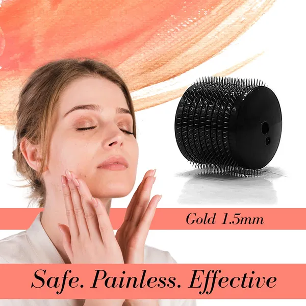 Gold_Derma_Roller_Cosmetic_Micro_Needling_Instrument_with_540_Needles_for_Acne,_Skin,_Hair_Loss,_With_Storage_Case