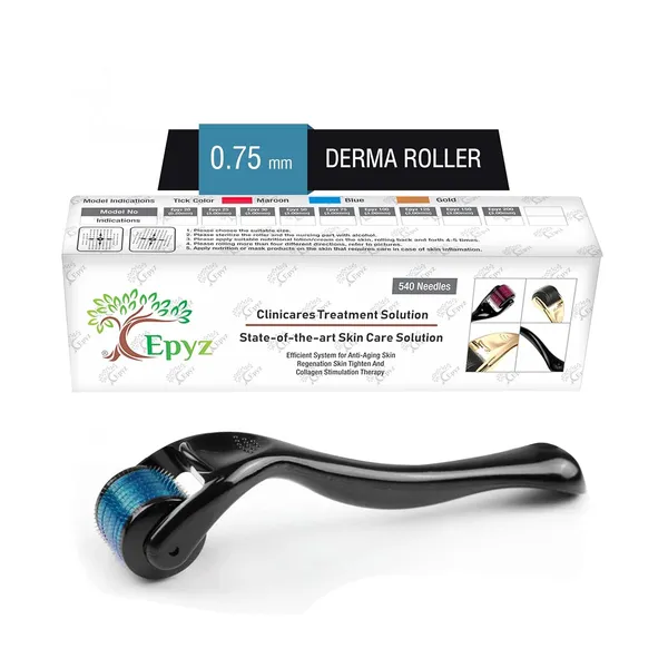 Blue_Derma_Roller_Cosmetic_Micro_Needling_Instrument_with_540_Needles_for_Acne,_Skin,_Hair_Loss,_With_Storage_Case