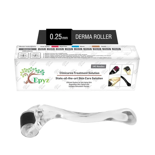 Black_Derma_Roller_Cosmetic_Micro_Needling_Instrument_with_540_Needles_for_Acne,_Skin,_Hair_Loss,_With_Storage_Case
