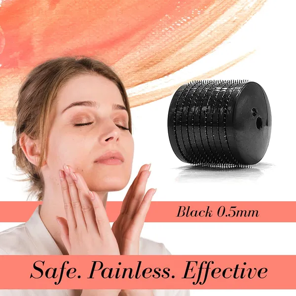 Black_Derma_Roller_Cosmetic_Micro_Needling_Instrument_with_540_Needles_for_Acne,_Skin,_Hair_Loss,_With_Storage_Case