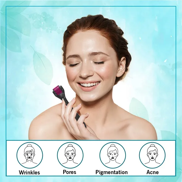 Pink_Derma_Roller_Cosmetic_Micro_Needling_Instrument_with_540_Needles_for_Acne,_Skin,_Hair_Loss,_With_Free_Storage_Case