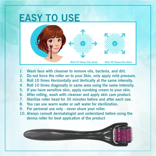 Pink_Derma_Roller_Cosmetic_Micro_Needling_Instrument_with_540_Needles_for_Acne,_Skin,_Hair_Loss,_With_Free_Storage_Case
