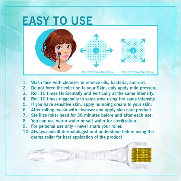 Golden_Derma_Roller_Cosmetic_Micro_Needling_Instrument_with_540_Needles_for_Acne,_Skin,_Hair_Loss,_With_Free_Storage_Case