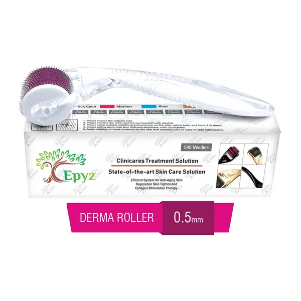 Golden_Derma_Roller_Cosmetic_Micro_Needling_Instrument_with_540_Needles_for_Acne,_Skin,_Hair_Loss,_With_Free_Storage_Case
