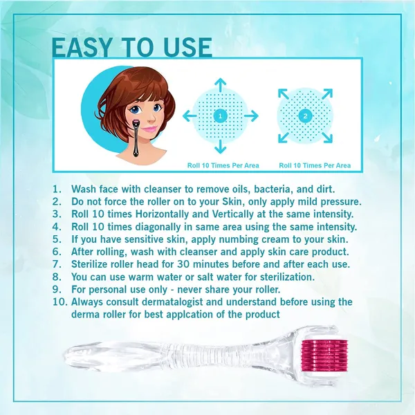 Golden_Derma_Roller_Cosmetic_Micro_Needling_Instrument_with_540_Needles_for_Acne,_Skin,_Hair_Loss,_With_Free_Storage_Case