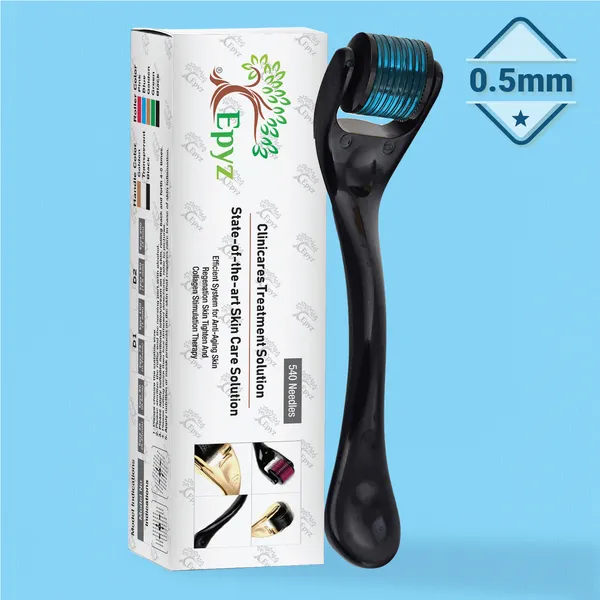 Blue_Derma_Roller_Cosmetic_Micro_Needling_Instrument_with_540_Needles_for_Acne,_Skin,_Hair_Loss,_With_Storage_Case