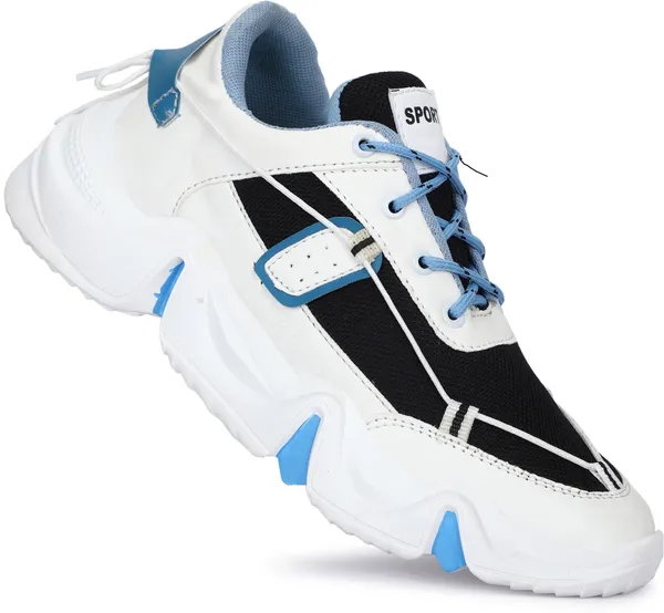 Blue_&_White_Pvc_Sports_Wear_Shoes_For_Men