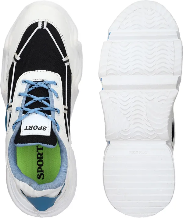 Blue_&_White_Pvc_Sports_Wear_Shoes_For_Men