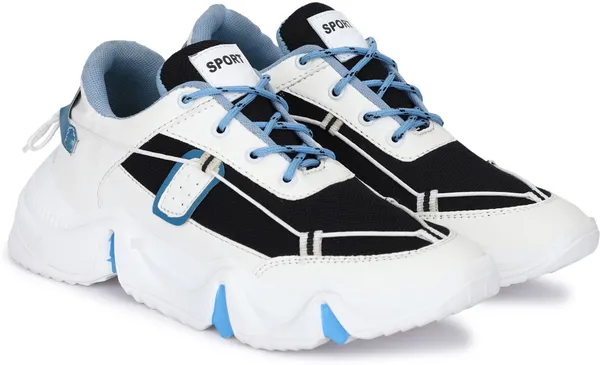 Blue_&_White_Pvc_Sports_Wear_Shoes_For_Men