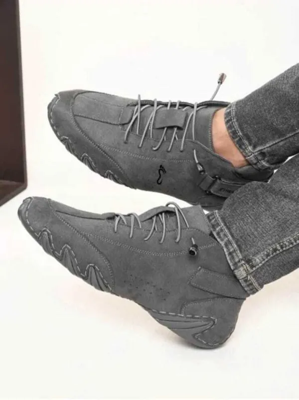 Black_Fabric_Sports_Wear_Shoes_For_Men