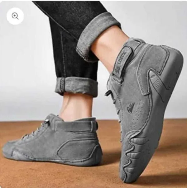Black_Fabric_Sports_Wear_Shoes_For_Men