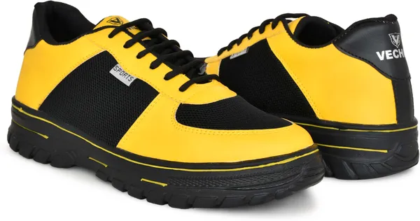 Yellow_Synthetic_Leather_Shoe_For_Men