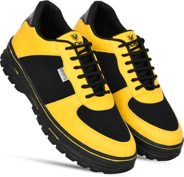 Yellow_Synthetic_Leather_Shoe_For_Men