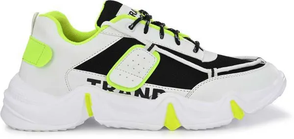 White_&_Black_Synthetic_Leather_Casual_Wear_Shoes_For_Men