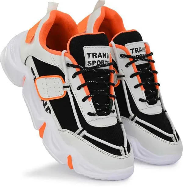 Orange_Synthetic_Leather_Casual_Wear_Shoes_For_Men