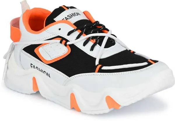 Orange_Synthetic_Leather_Casual_Wear_Shoes_For_Men