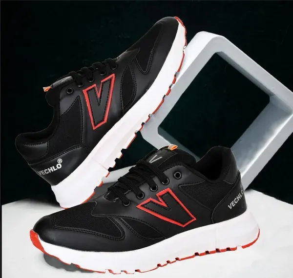 White_&_Black_Combo_Casual_Wear_Shoes_For_Men