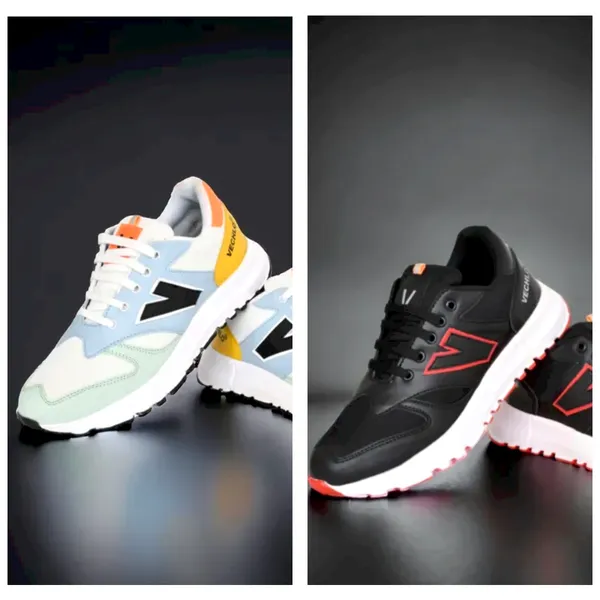 White_&_Black_Combo_Casual_Wear_Shoes_For_Men