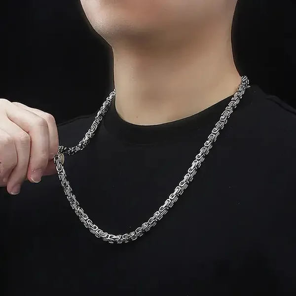 Silver_Chain_For_Men_Waterproof,_Anti-Tarnish,_Rust-Free,_Skin_Friendly