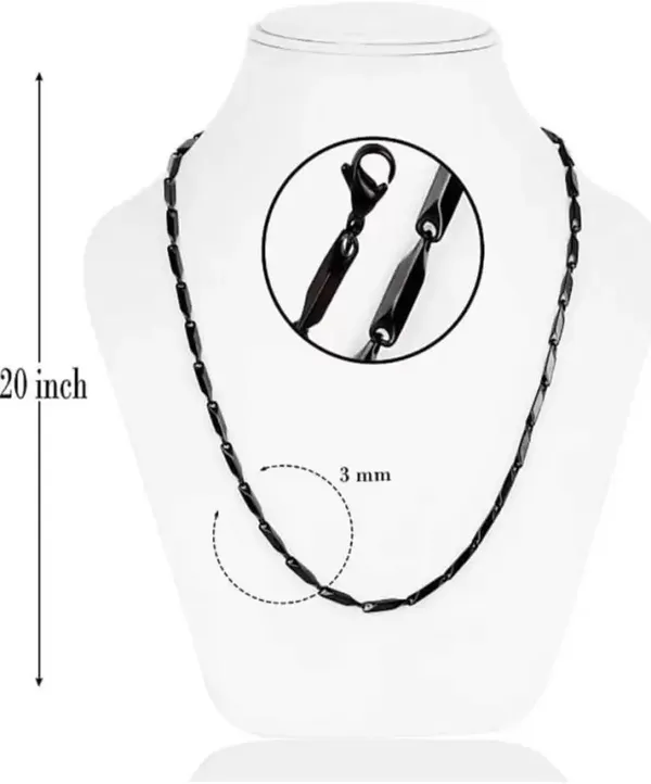 Black_Chain_For_Men-_Waterproof,_Anti-Tarnish,_Rust-Free,_Skin_Friendly