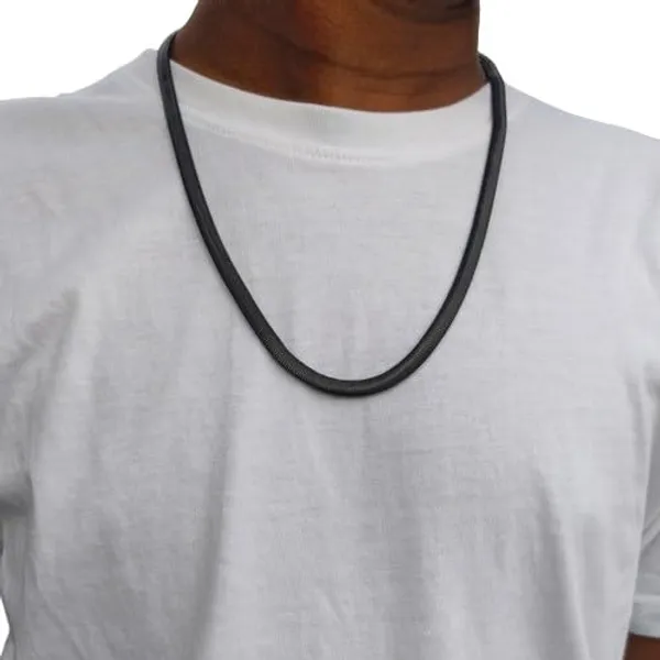 Black_Chain_For_Men_Waterproof,_Anti-Tarnish,_Rust-Free,_Skin_Friendly