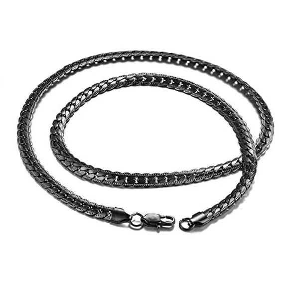 Black_Chain_For_Men_Waterproof,_Anti-Tarnish,_Rust-Free,_Skin_Friendly