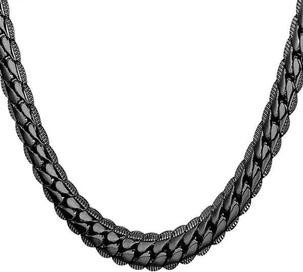 Black_Chain_For_Men_Waterproof,_Anti-Tarnish,_Rust-Free,_Skin_Friendly