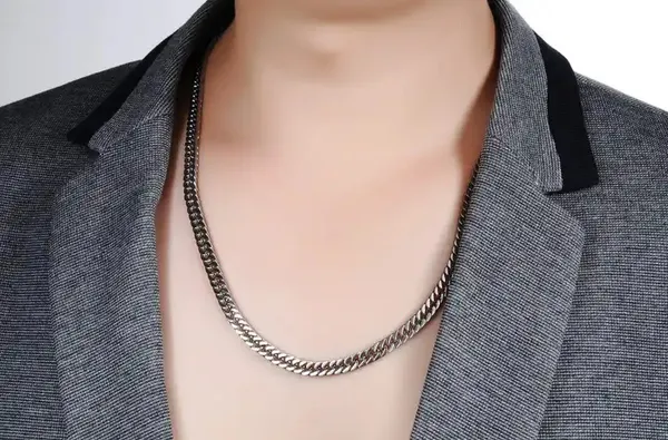 Silver_Chain_For_Men_Waterproof,_Anti-Tarnish,_Rust-Free,_Skin_Friendly