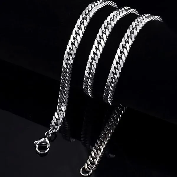 Silver_Chain_For_Men_Waterproof,_Anti-Tarnish,_Rust-Free,_Skin_Friendly