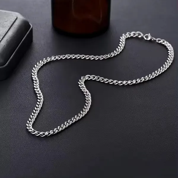 Silver_Chain_For_Men_Waterproof,_Anti-Tarnish,_Rust-Free,_Skin_Friendly