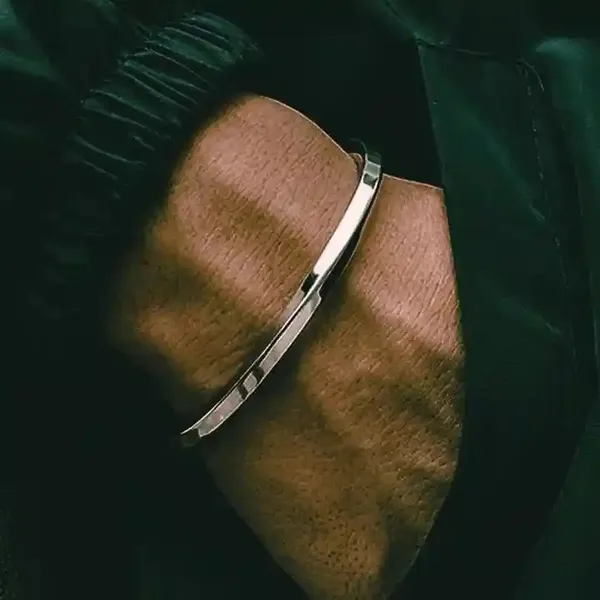 Silver_Bracelet_For_Men_Men_Cuff_Adjustable_Accessories_|_Waterproof,_Anti-Tarnish_Bracelet,_Rust-Free,_Skin_Friendly
